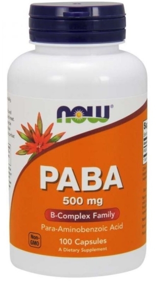Now Foods PABA 500 mg 100 kapsułek