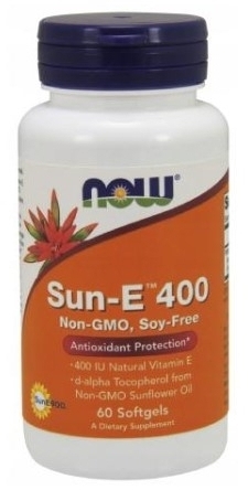 Now Foods Sun-E 400 Witamina E 60 kapsułek