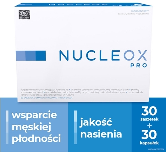 Nucleox Pro zestaw 30 saszetek + 30 kapsułek
