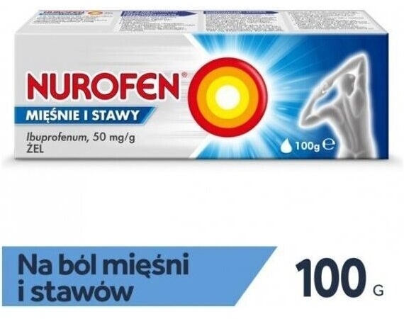 Nurofen Mięśnie i Stawy ibuprofen 5% na ból mięśni i stawów żel 100 g
