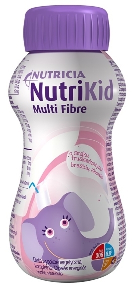 NutriKid Multi Fibre smak truskawkowy 200 ml