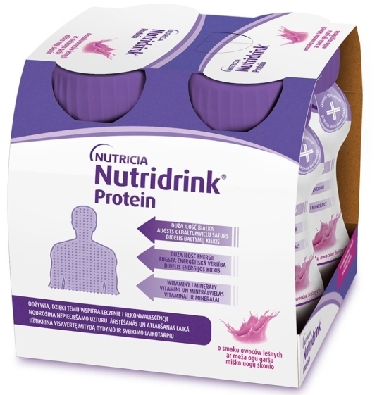 Nutridrink Protein smak owoców leśnych 4 x 125 ml
