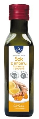 OLEOFARM Sok z imbiru, kurkumy i cytryny z witaminą C 100ml