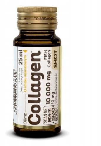 OLIMP Collagen Kolagen 10 000mg shot smak ananasowy 25ml