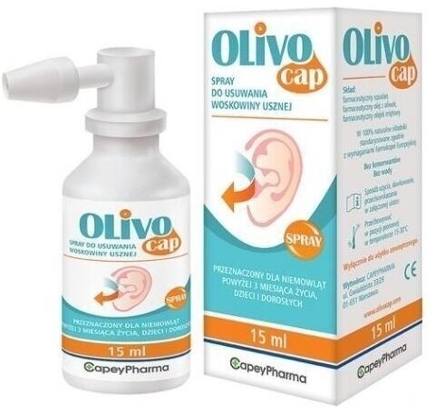 OLIVOCAP Spray usuwający woskowinę 15 ml
