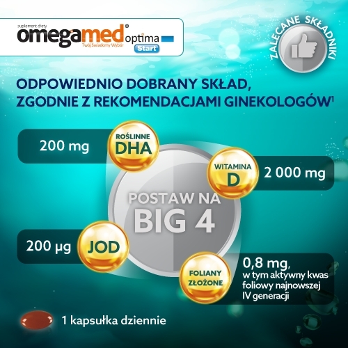 OMEGAMED Optima Start 30 kapsułek