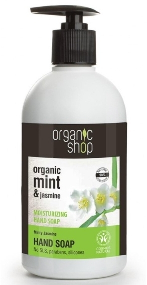 ORGANIC SHOP Mydło d/rąk nawilżające Miętowy Jaśmin 500ml