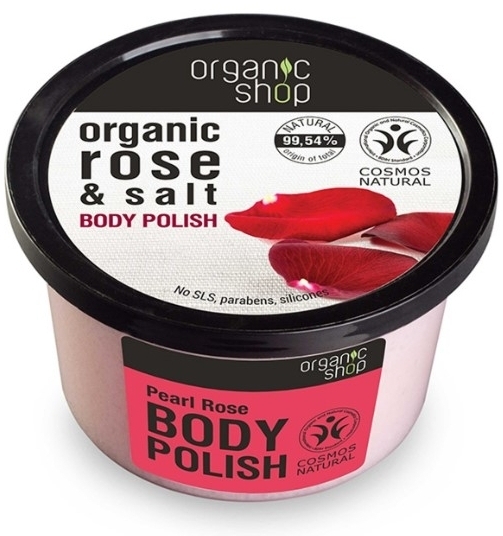 ORGANIC SHOP Pasta do ciała Perłowa róża 250 ml