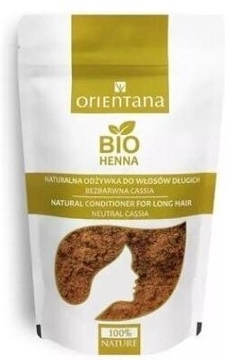 ORIENTANA BIO Henna Naturalna odżywka do włosów bezbarwna 100 g