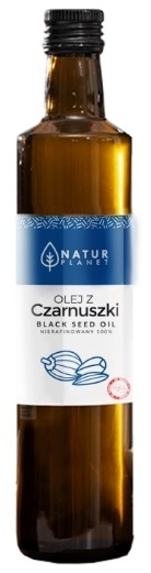 Olej z Czarnuszki Nierafinowany NaturPlanet 500ml