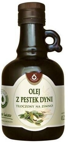 Olej z pestek dyni tłoczony na zimno Oleofarm 250 ml