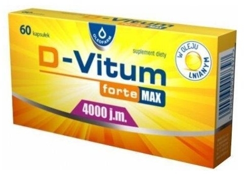 Oleofarm D-Vitum Forte Max 4000 UI 60 kapsułek