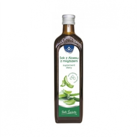 Oleofarm Sok z aloesu z miąższem 500 ml