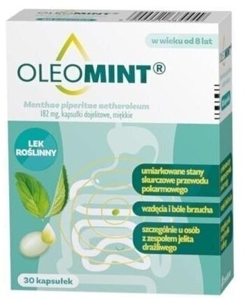 Oleomint 182 mg 30 kapsułek