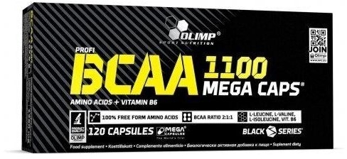 Olimp BCAA Mega Caps 1100 mg 120 kapsułek