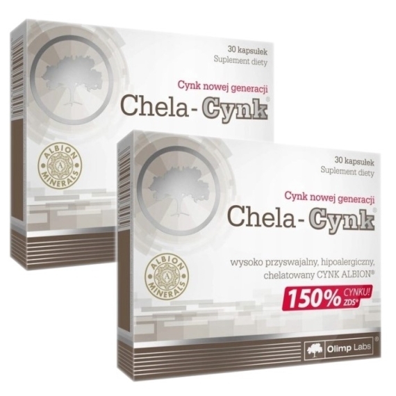 Olimp Chela-Cynk 30 kapsułek Wielopak x2