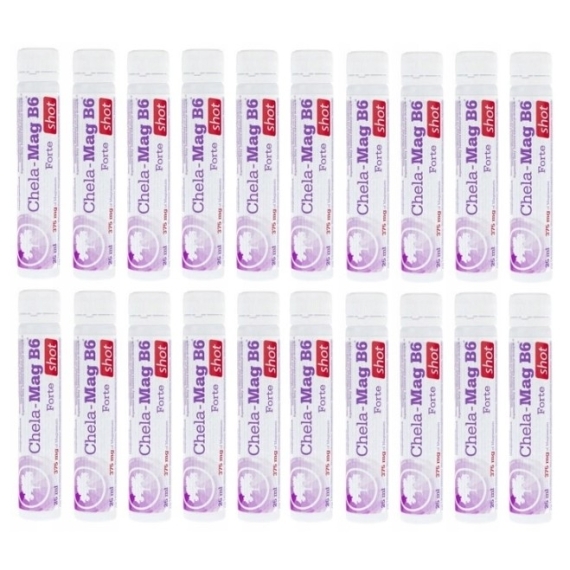 Olimp Chela-Mag B6 Forte Shot pomarańczowy 25 ml Wielopak x20