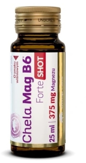 Olimp Chela-Mag B6 Forte shot o smaku wiśniowym 25 ml