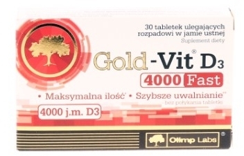 Olimp Gold-Vit D3 Fast 4000 j.m.30 tabletek
