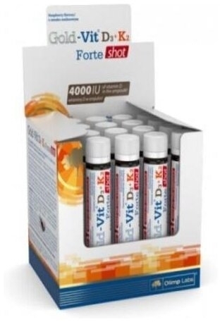 Olimp Gold-Vit D3+K2 Forte Shot płyn 25 ml