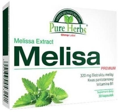 Olimp Pure Herbs Melisa Premium 30 kapsułek