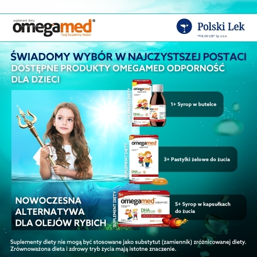 Omegamed Odporność 1+ Syrop 140 ml