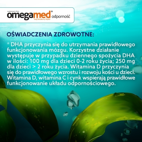 Omegamed Odporność 5+ Syrop w kapsułkach 30 sztuk