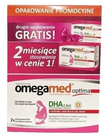 Omegamed Optima 60 tabletek + 60 kapsułek  [2 x (30+30)]