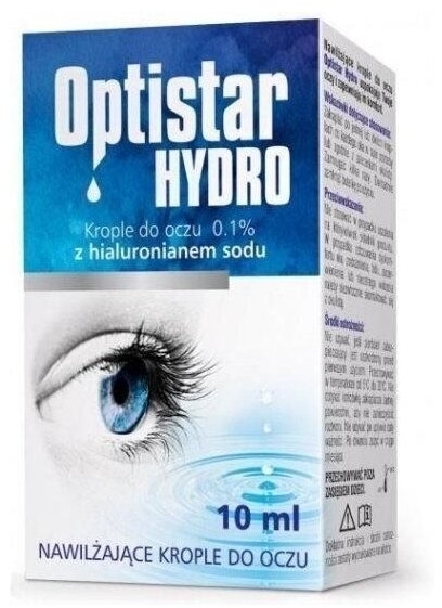 Optistar hydro krople do oczu 0,1 % 10 ml