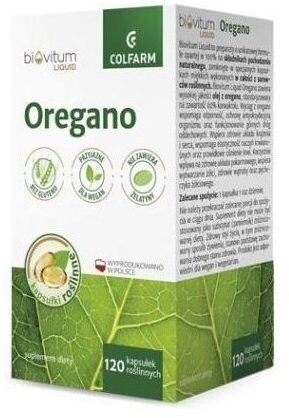 Oregano Biovitum Liquid 120 kapsułek