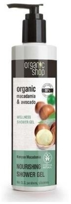 Organic shop Żel pod prysznic Kenijskie orzechy makadamia 280 ml