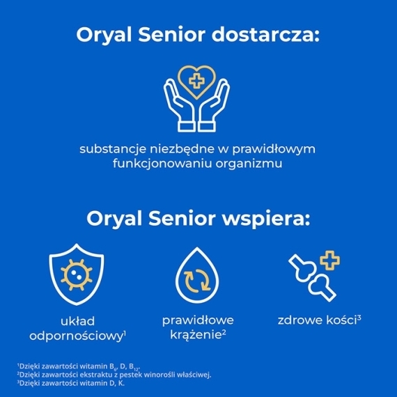 Oryal Senior 20 tabletek musujących