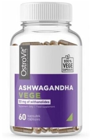 OstroVit Ashwagandha Vege 60 kapsułek