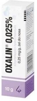 Oxalin Baby żel do nosa 0,25 mg/g 10 g