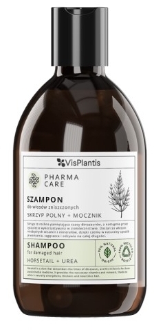 PHARMA CARE Szampon do włosów zniszczonych, skrzyp polny + mocznik 500ml