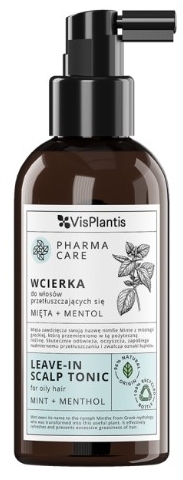 PHARMA CARE Wcierka do włosów przetłuszczających się, mięta + mentol 150ml