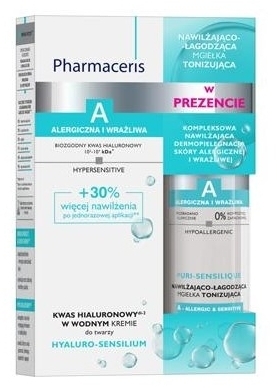 PHARMACERIS A Zestaw HYALURO-SENSILIUM Krem 40ml + Tonik nawilżająco-łagodzący 100ml