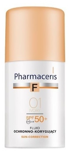 PHARMACERIS F Fluid ochronno-korygujący 01 IVORY SPF50 30 ml