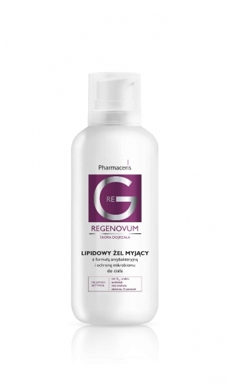 PHARMACERIS REGENOVUM Lipidowy żel myjący ciało 400 ml