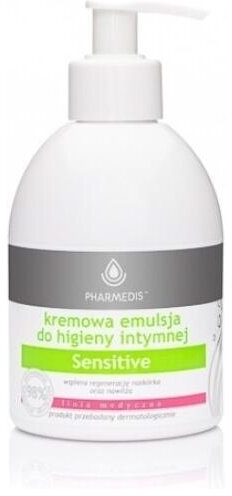 PHARMEDIS sensitive kremowa emulsja do higieny intymnej 300 ml