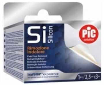 PIC SiSilicon plaster silikonowy 2,5cmx3m rolka