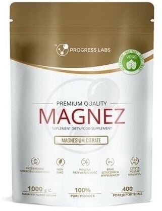 PROGRESS LABS Cytrynian Magnezu 1000 g