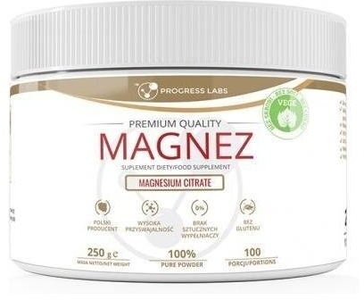 PROGRESS LABS Cytrynian Magnezu 250 g