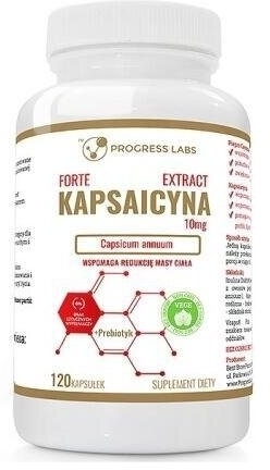 PROGRESS LABS Kapsaicyna Forte 10 mg + prebiotyk 120 kapsułek