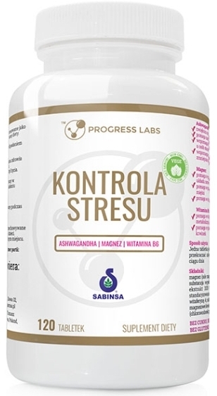 PROGRESS LABS Kontrola Stresu 120 tabletek