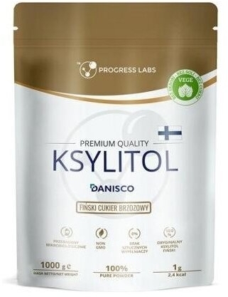 PROGRESS LABS Ksylitol 100% Fiński cukier brzozowy 1000 g