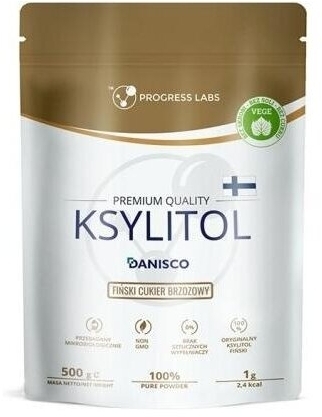 PROGRESS LABS Ksylitol 100% Fiński cukier brzozowy 500 g