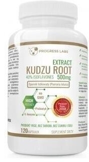 PROGRESS LABS Kudzu Root ekstrakt 500 mg 60 kapsułek