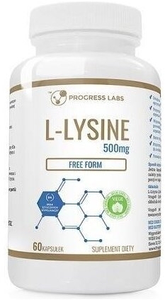 PROGRESS LABS L-Lizyna 500 mg 60 kapsułek