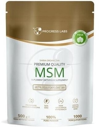 PROGRESS LABS MSM Siarka Organiczna 500 g